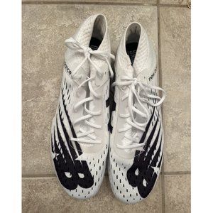 Size 8 - New Balance MD800 White and Black (and spikes and tool)